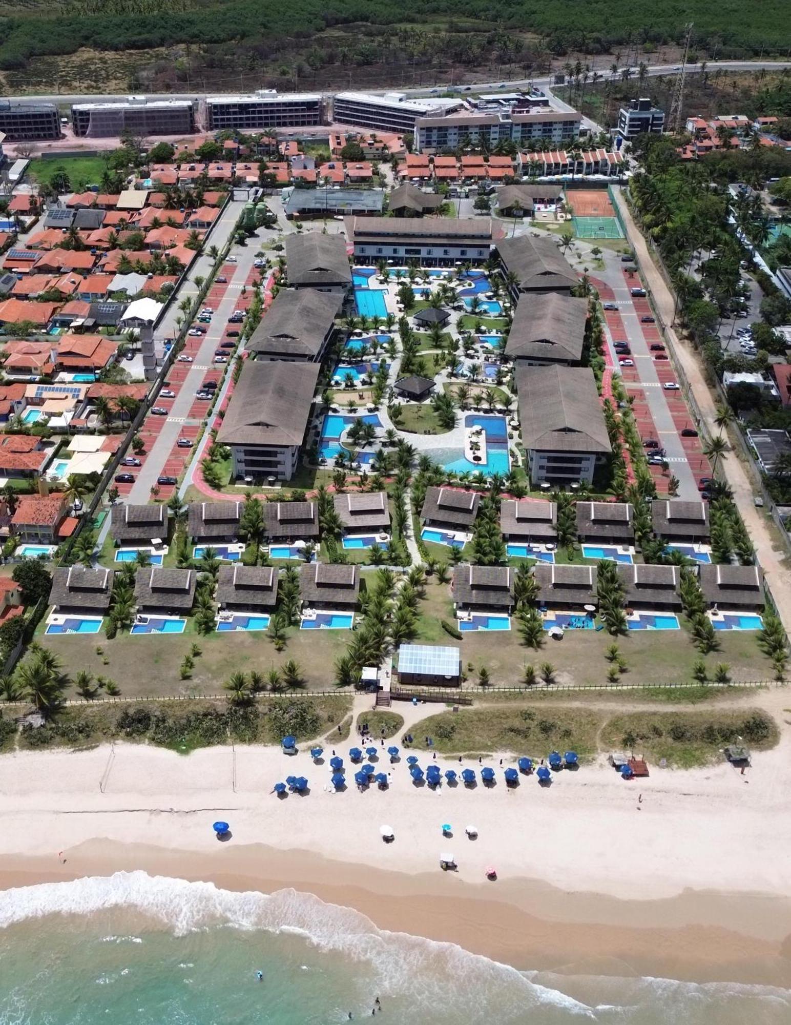 Luxuoso Flat 3 Quartos, Terreo, No Cupe Beach Living - Beira Mar De Pôrto das Galinhas 외부 사진