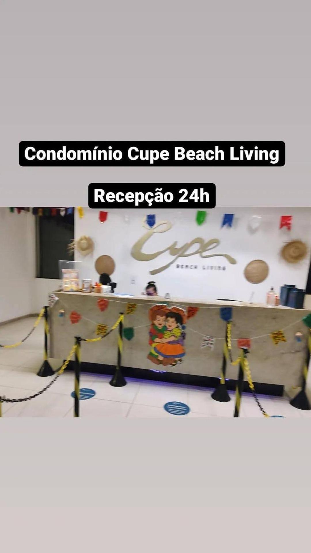 Luxuoso Flat 3 Quartos, Terreo, No Cupe Beach Living - Beira Mar De Pôrto das Galinhas 외부 사진