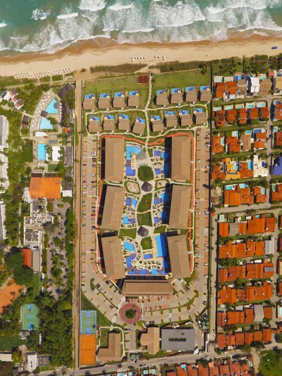 Luxuoso Flat 3 Quartos, Terreo, No Cupe Beach Living - Beira Mar De Pôrto das Galinhas 외부 사진