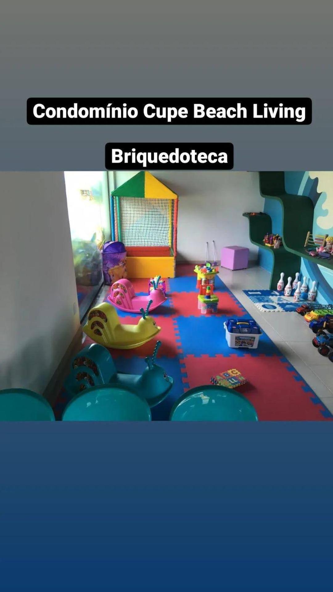 Luxuoso Flat 3 Quartos, Terreo, No Cupe Beach Living - Beira Mar De Pôrto das Galinhas 외부 사진