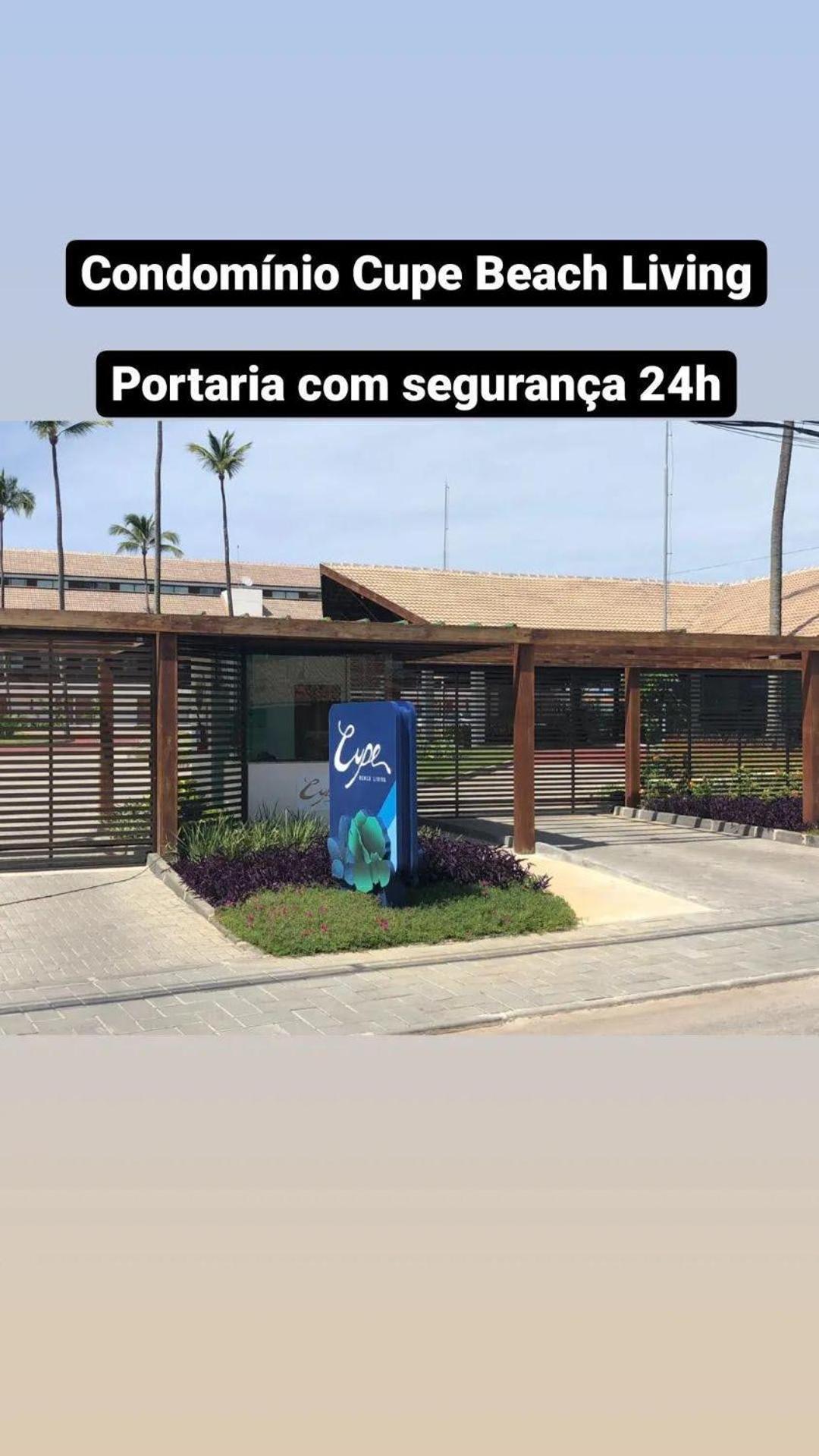 Luxuoso Flat 3 Quartos, Terreo, No Cupe Beach Living - Beira Mar De Pôrto das Galinhas 외부 사진