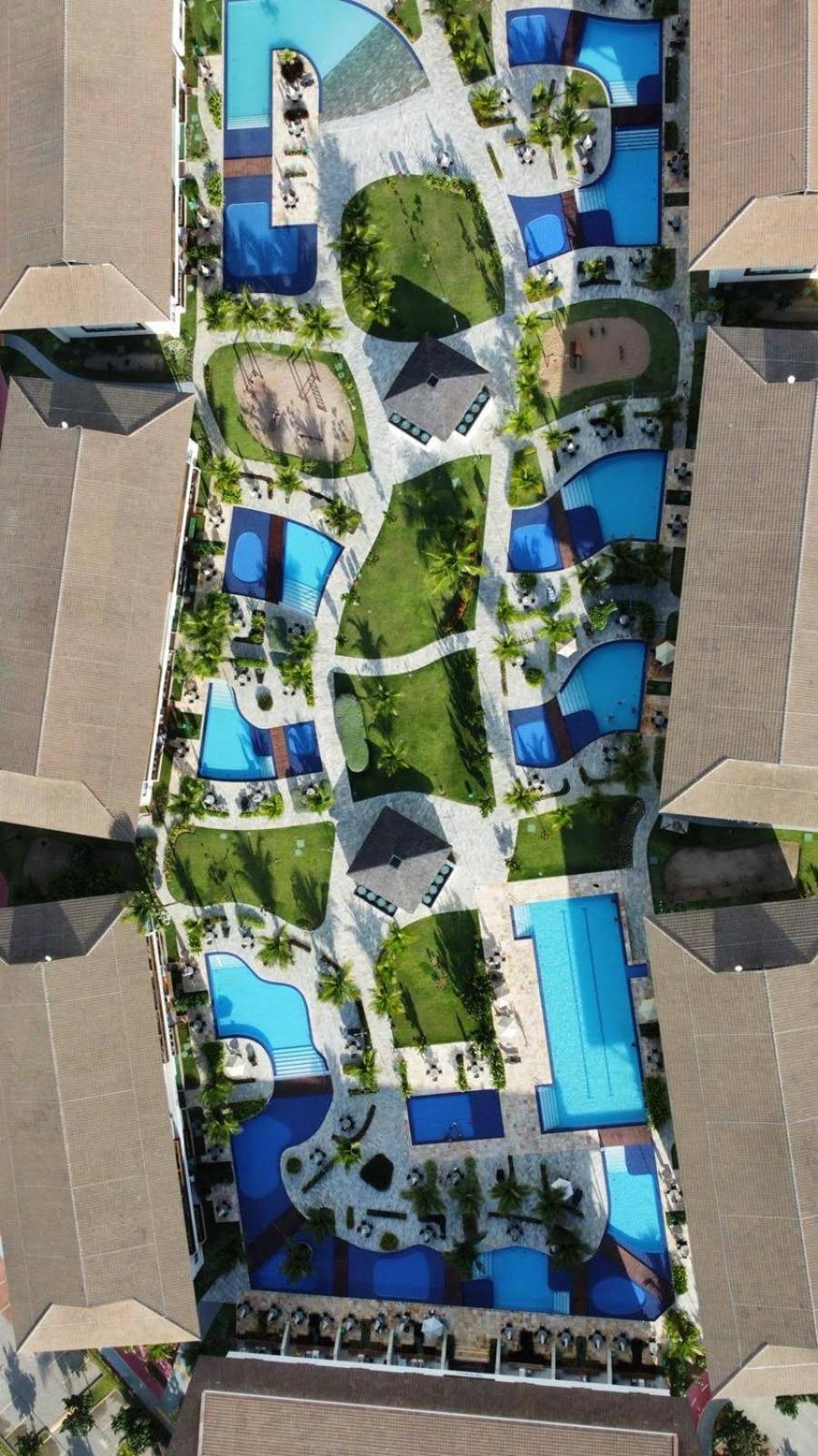 Luxuoso Flat 3 Quartos, Terreo, No Cupe Beach Living - Beira Mar De Pôrto das Galinhas 외부 사진